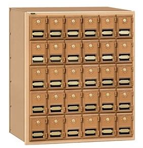 Brass Mailbox 30 Door Cluster Units
